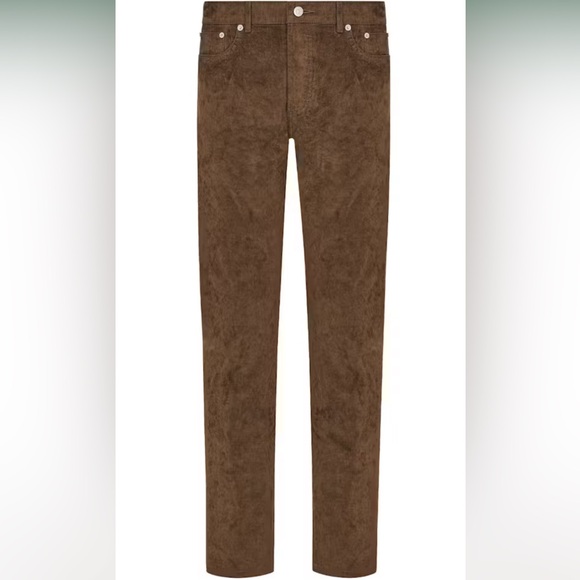 Dior x CACTUS JACK Slim-Fit Jeans Mocha Brown - Picture 1 of 14